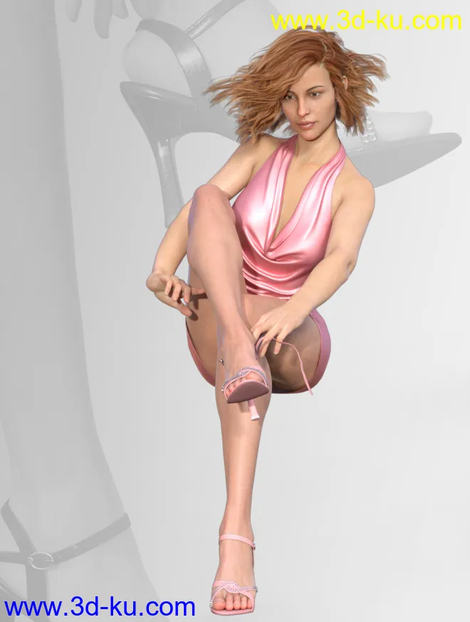 I Love High Heels, Poses and Shoes for Genesis 8 Female(s)模型的图片10