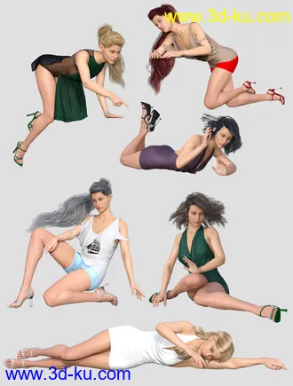 3D打印模型I Love High Heels, Poses and Shoes for Genesis 8 Female(s)的图片