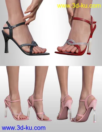 3D打印模型I Love High Heels, Poses and Shoes for Genesis 8 Female(s)的图片