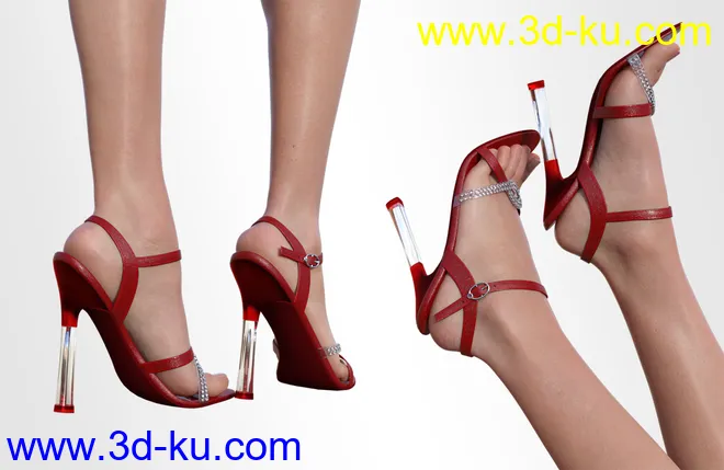I Love High Heels, Poses and Shoes for Genesis 8 Female(s)模型的图片18