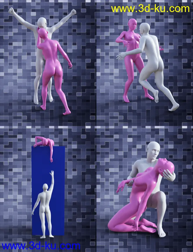 I Will Save You Poses for Genesis 8 Female(s) and Male(s)模型的图片1
