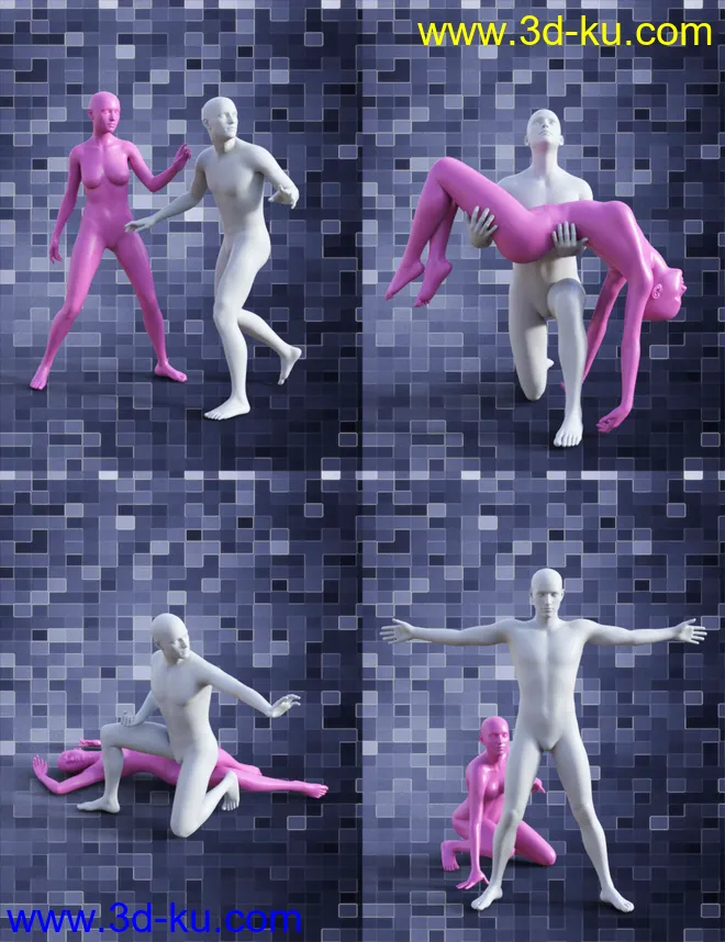 I Will Save You Poses for Genesis 8 Female(s) and Male(s)模型的图片3