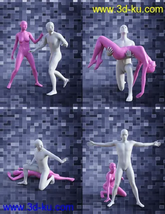 3D打印模型I Will Save You Poses for Genesis 8 Female(s) and Male(s)的图片