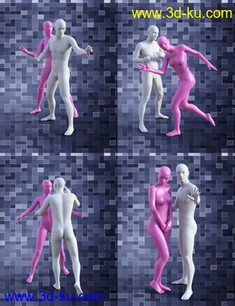 3D打印模型I Will Save You Poses for Genesis 8 Female(s) and Male(s)的图片