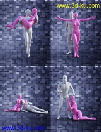 3D打印模型I Will Save You Poses for Genesis 8 Female(s) and Male(s)的图片