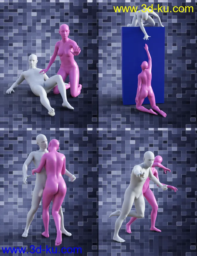 I Will Save You Poses for Genesis 8 Female(s) and Male(s)模型的图片9