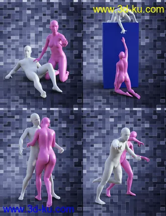 3D打印模型I Will Save You Poses for Genesis 8 Female(s) and Male(s)的图片