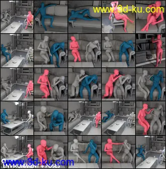 3D打印模型i13 Therapist's Office Environment and Poses的图片