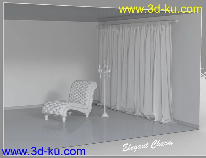 iG Elegant Charm Prop Set and Poses For Genesis 8 Female(s)模型的图片15