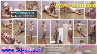 3D打印模型iG Sweet & Sassy Pose Collection Vol. 2 for Genesis 8 Female(s)的图片