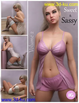 3D打印模型iG Sweet & Sassy Pose Collection Vol. 2 for Genesis 8 Female(s)的图片