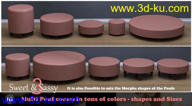 iG Sweet & Sassy Pose Collection Vol. 3 for Genesis 8 Female(s)模型的图片8