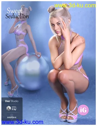 3D打印模型iG Sweet Seduction Poses for Genesis 8 Female(s)的图片