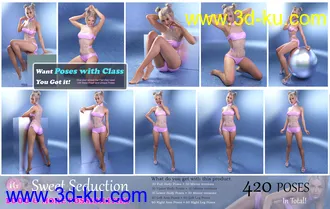 3D打印模型iG Sweet Seduction Poses for Genesis 8 Female(s)的图片