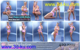 3D打印模型iG Sweet Seduction Poses for Genesis 8 Female(s)的图片