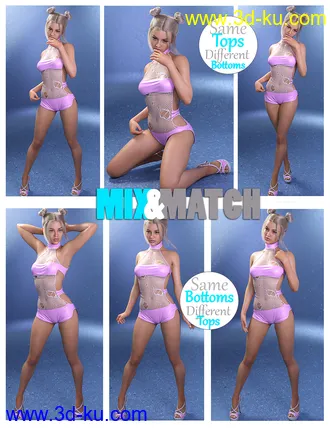 3D打印模型iG Sweet Seduction Poses for Genesis 8 Female(s)的图片