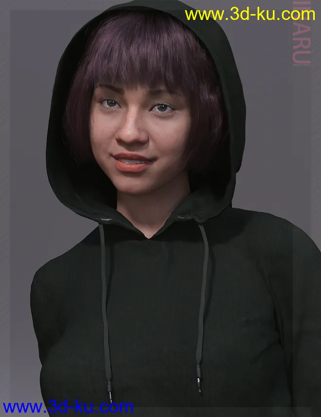 Inaru HD & Smile HD Expression for Genesis 8 Female模型的图片1