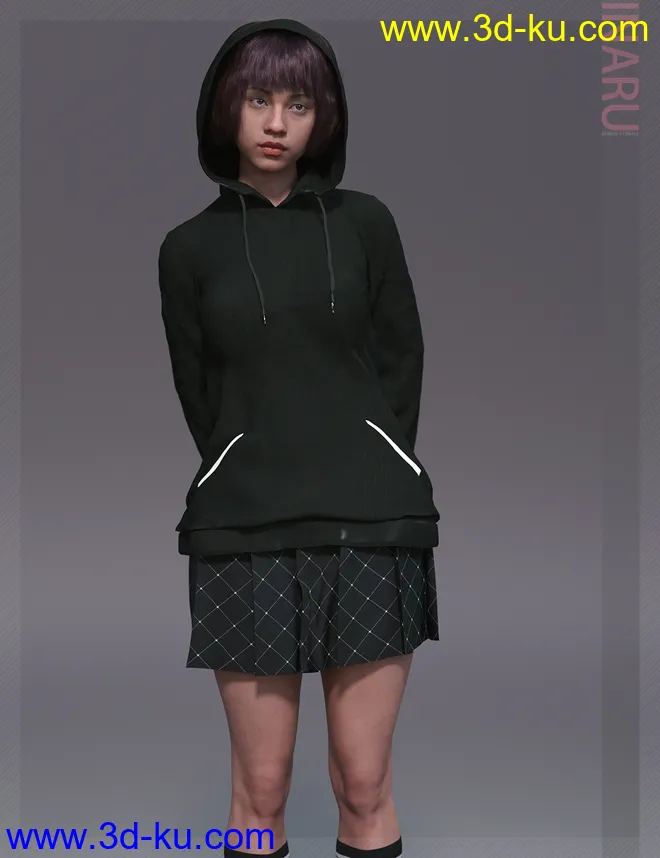 Inaru HD & Smile HD Expression for Genesis 8 Female模型的图片2