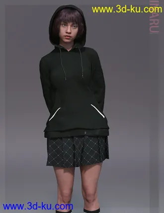 3D打印模型Inaru HD & Smile HD Expression for Genesis 8 Female的图片