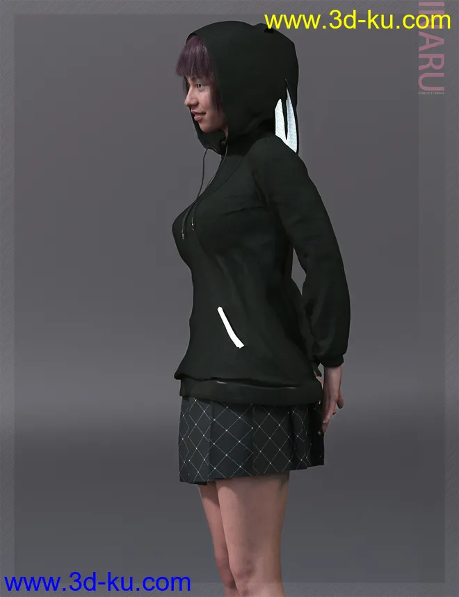 Inaru HD & Smile HD Expression for Genesis 8 Female模型的图片3