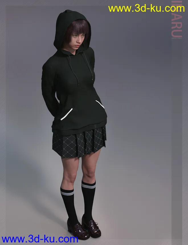 Inaru HD & Smile HD Expression for Genesis 8 Female模型的图片4