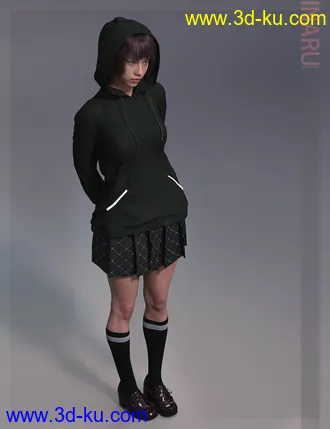 3D打印模型Inaru HD & Smile HD Expression for Genesis 8 Female的图片