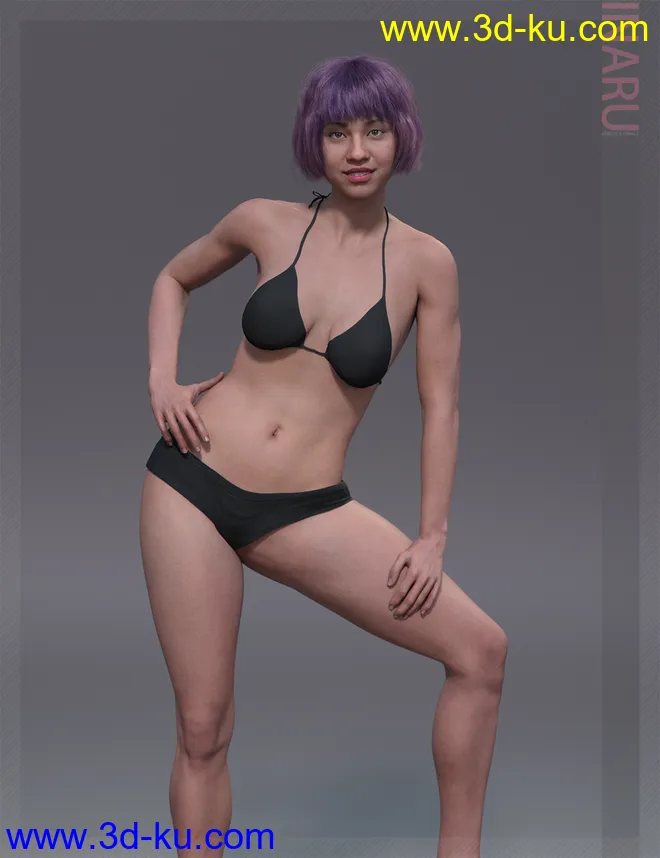 Inaru HD & Smile HD Expression for Genesis 8 Female模型的图片5