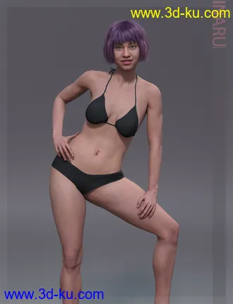 3D打印模型Inaru HD & Smile HD Expression for Genesis 8 Female的图片