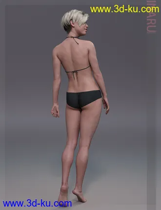 3D打印模型Inaru HD & Smile HD Expression for Genesis 8 Female的图片