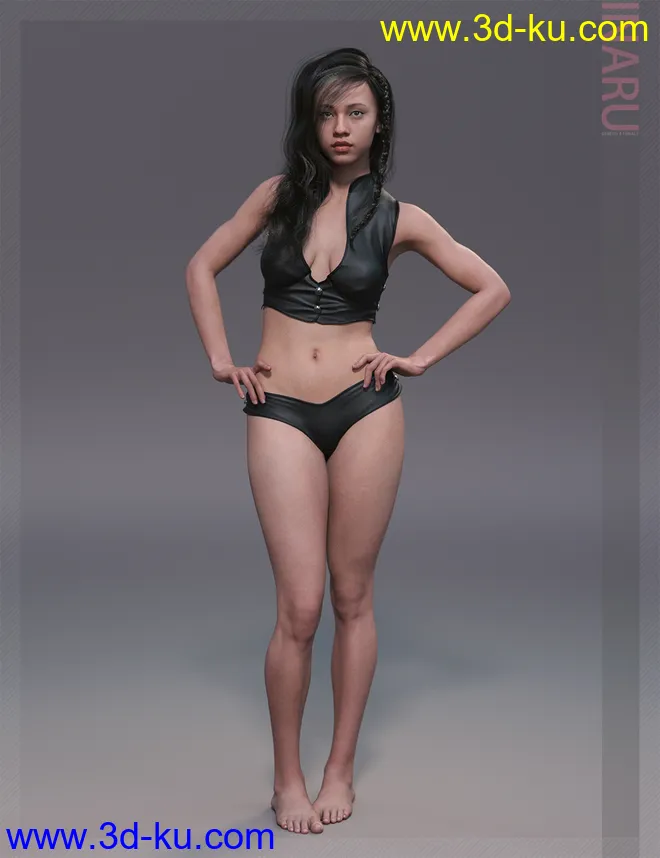 Inaru HD & Smile HD Expression for Genesis 8 Female模型的图片10