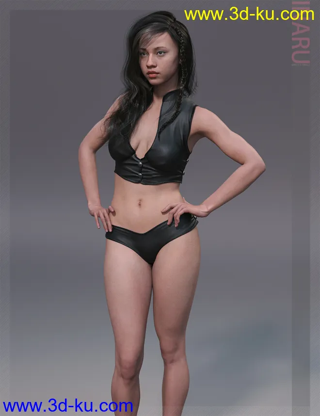 Inaru HD & Smile HD Expression for Genesis 8 Female模型的图片11