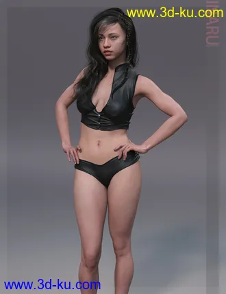 3D打印模型Inaru HD & Smile HD Expression for Genesis 8 Female的图片