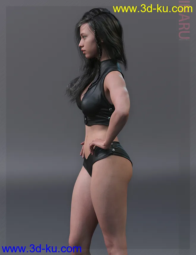 Inaru HD & Smile HD Expression for Genesis 8 Female模型的图片12