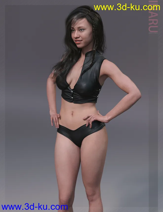 Inaru HD & Smile HD Expression for Genesis 8 Female模型的图片13