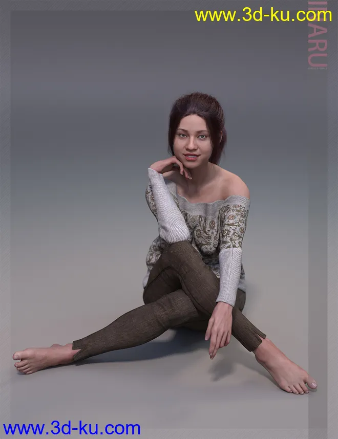 Inaru HD & Smile HD Expression for Genesis 8 Female模型的图片14