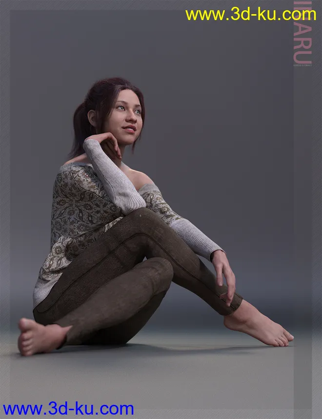 Inaru HD & Smile HD Expression for Genesis 8 Female模型的图片15