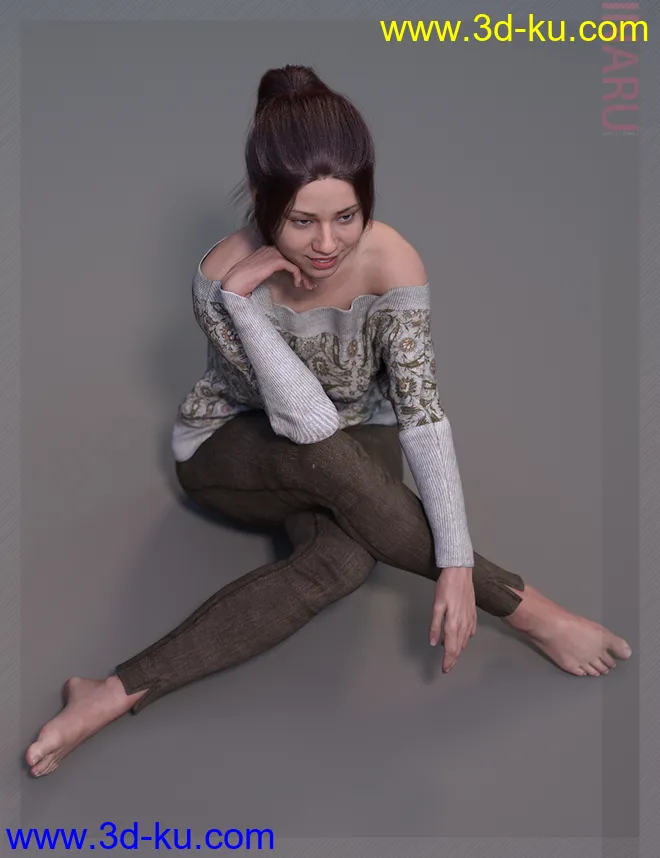 Inaru HD & Smile HD Expression for Genesis 8 Female模型的图片16