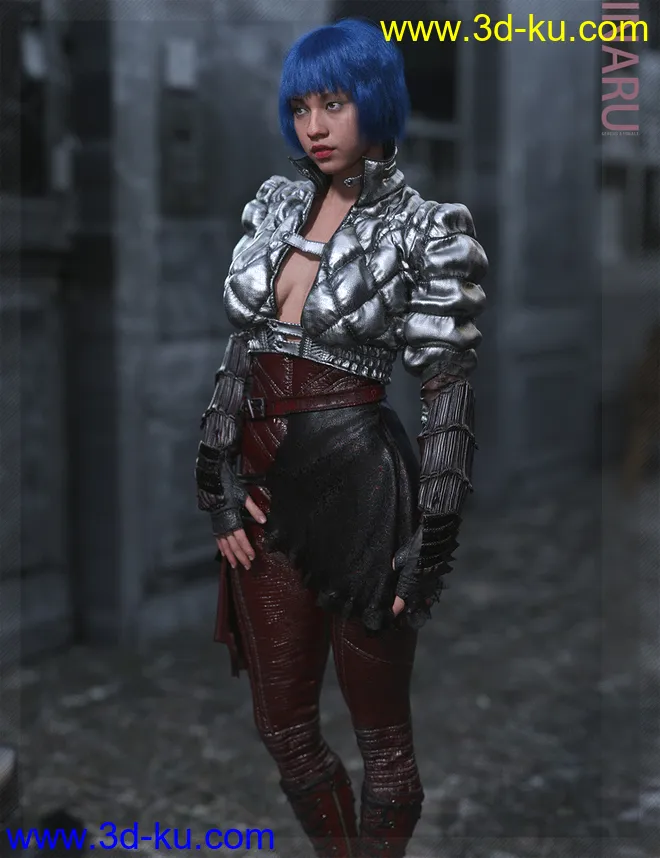 Inaru HD & Smile HD Expression for Genesis 8 Female模型的图片18