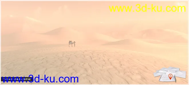 Infinite Sands - Desert Environment模型的图片3