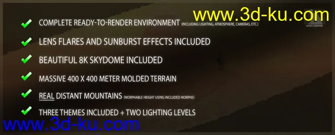 Infinite Sands - Desert Environment模型的图片8