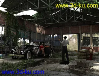 3D打印模型Iray HDRI - Apocalyptic Plant Outdoors Set 1的图片