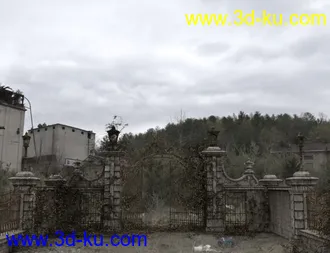 3D打印模型Iray HDRI - Apocalyptic Plant Outdoors Set 1的图片