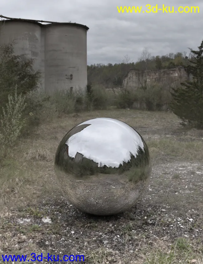 Iray HDRI - Apocalyptic Plant Outdoors Set 1模型的图片10