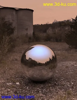 3D打印模型Iray HDRI - Apocalyptic Plant Outdoors Set 1的图片