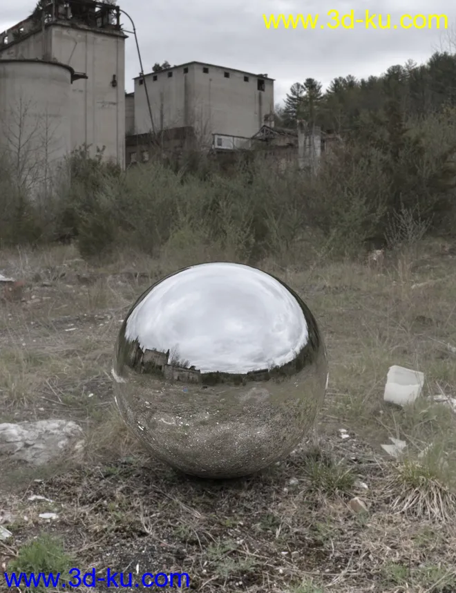 Iray HDRI - Apocalyptic Plant Outdoors Set 1模型的图片12