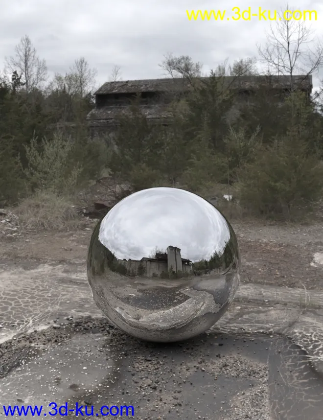 Iray HDRI - Apocalyptic Plant Outdoors Set 1模型的图片14