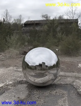 3D打印模型Iray HDRI - Apocalyptic Plant Outdoors Set 1的图片