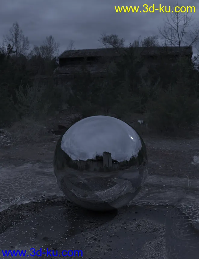 Iray HDRI - Apocalyptic Plant Outdoors Set 1模型的图片15