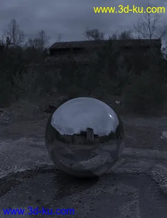 3D打印模型Iray HDRI - Apocalyptic Plant Outdoors Set 1的图片