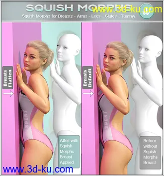 3D打印模型iV Squish Morphs for Genesis 8 Female(s)的图片